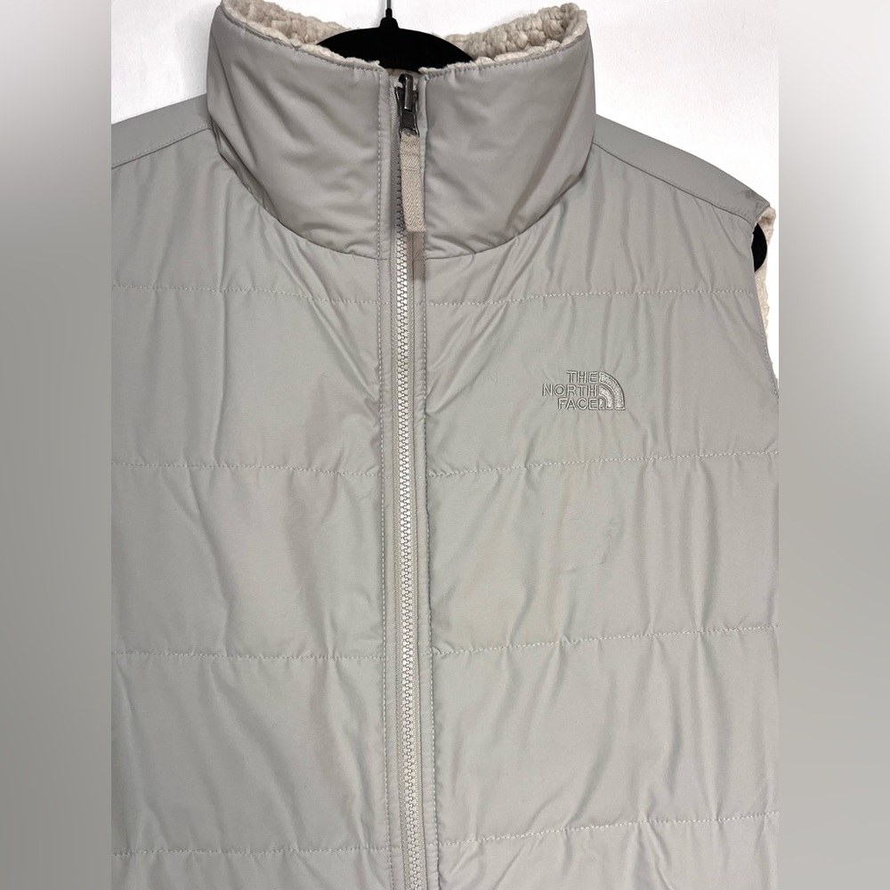 The North Face Merriewood Reversible Fleece Zip Vest Cozy Sherpa Winter Snow - Picture 4 of 15